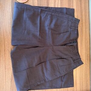 Madewell Chocolate Brown Buttoned Shorts